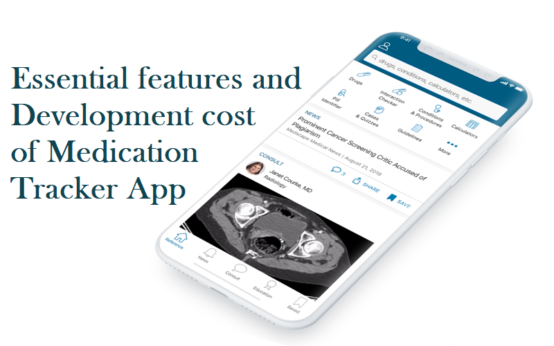 Development cost of Medication tracker app